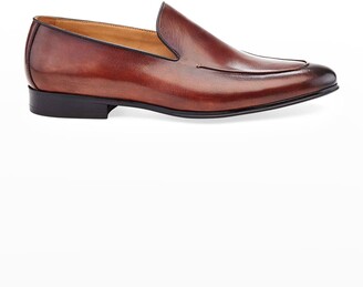 Ike Behar Men's Brett Leather Loafer Dress Shoes