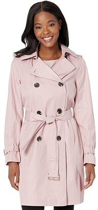 MICHAEL Michael Kors Belted Double Breasted Trench M724660A74