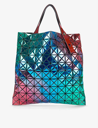 Bao Bao Issey Miyake Platinum iridescent plastic tote bag - ShopStyle
