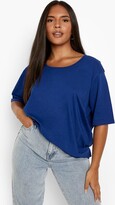 Thumbnail for your product : boohoo Plus Recycled Oversized T-Shirt