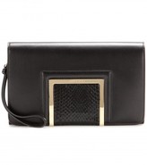 Thumbnail for your product : Jimmy Choo Alara Leather Clutch