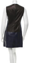 Thumbnail for your product : Neil Barrett Leather Mini Dress