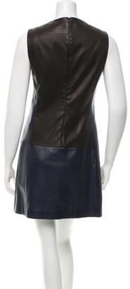 Neil Barrett Leather Mini Dress