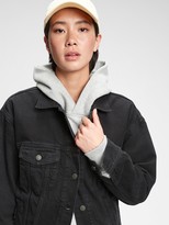 Thumbnail for your product : Gap Oversized Denim Jacket With Washwell