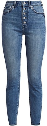 womens button fly skinny jeans