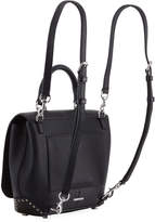 Thumbnail for your product : Rebecca Minkoff Darren Medium Convertible Leather Backpack, Black