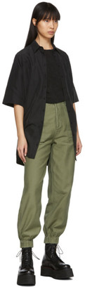 R 13 Green Utility Trousers