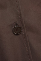 Thumbnail for your product : Marni Cropped Gathered Cotton-poplin Shirt