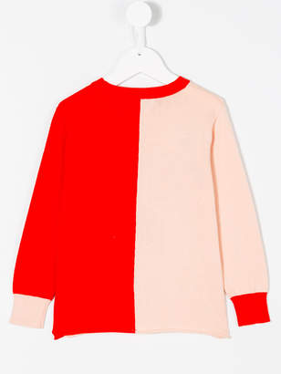Stella McCartney Kids color block sweater
