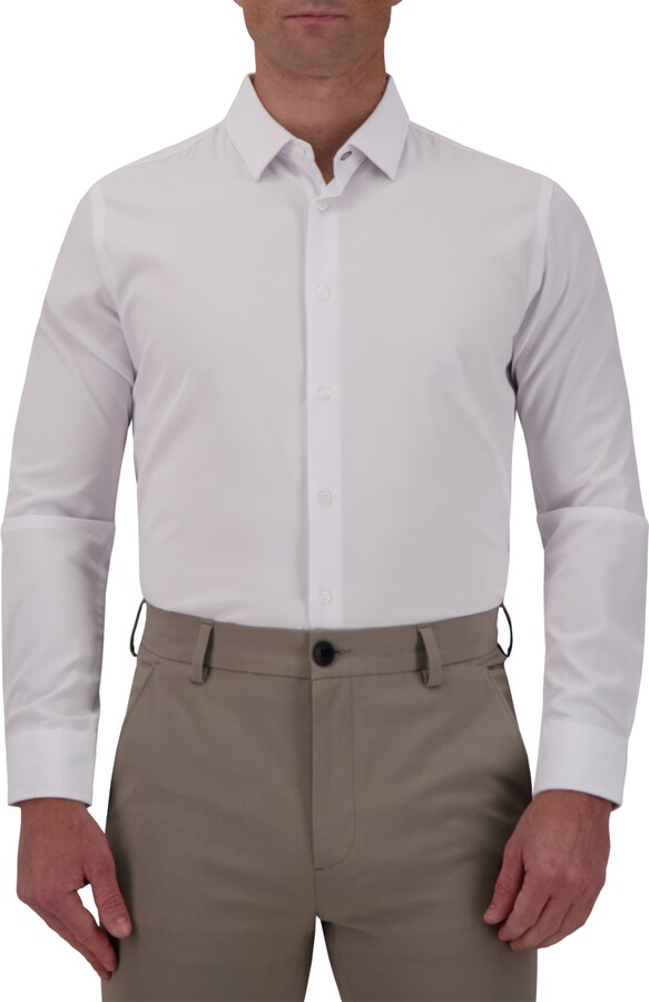 Report Collection Men's Slim-Fit Stripe Shirt