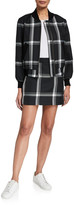 Thumbnail for your product : Milly Prepster Check Modern Mini Skirt