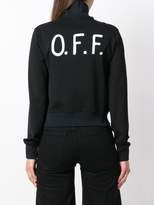 Thumbnail for your product : Off-White zipped long-sleeve sweatshirt