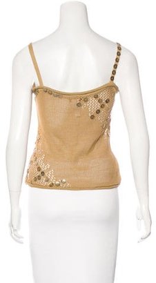 Christian Lacroix Bead-Embellished Knit Top