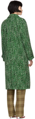 Gucci Green NY Yankees Edition Tweed Coat