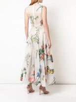 Thumbnail for your product : Oscar de la Renta Sleeveless Brocade Floral Dress