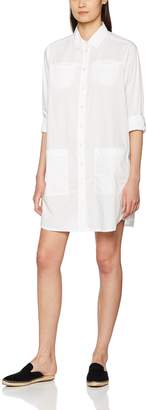 Benetton Women's Oversize Shirt Dress with Pockets