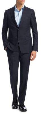 Z Zegna 2264 Plaid Slim-Fit Wool Suit