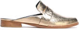 Thumbnail for your product : Rebecca Minkoff Metallic Cracked Patent-leather Mules