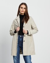 Thumbnail for your product : David Lawrence Women's Neutrals Coats - Mckenzie Mac Coat - Size One Size, 14 at The Iconic
