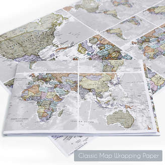 Maps International Doodle World Map