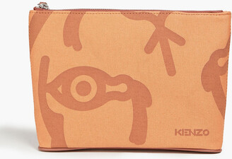 Kenzo Printed cotton-canvas pouch
