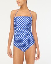 Thumbnail for your product : J.Crew Factory Printed strapless one-piece swimsuit