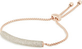 Thumbnail for your product : Monica Vinader Esencia rose gold-plated diamond bracelet