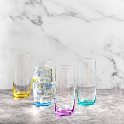 Anton Studio Designs Gala 11.75oz. Glass Highball Glass Glassware Set