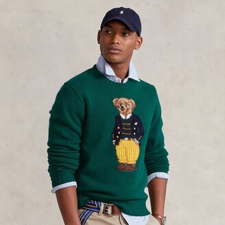 ralph lauren bear sweater mens