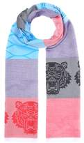 Kenzo Icon cotton and silk scarf 