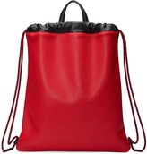 Thumbnail for your product : Gucci Print leather drawstring backpack