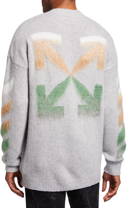 Off-White Men's Brushed Arrows Crew Sweater