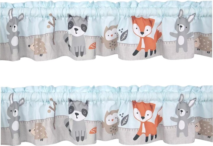 Bedtime Originals Woodland Friends Nursery/Child Window Valance 2-Pack