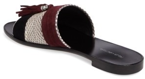 Pour La Victoire Women's Lake Genuine Snakeskin Slide Sandal