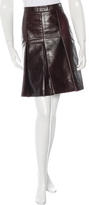 Thumbnail for your product : Belstaff Leather Mini Skirt w/ Tags