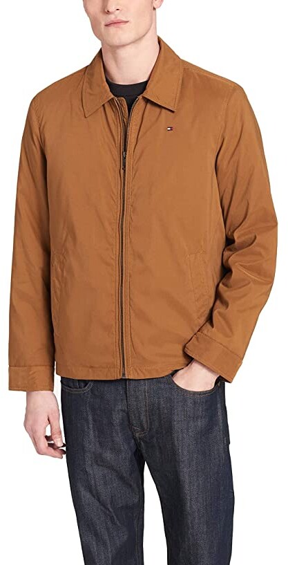 Tommy Hilfiger Men's Lightweight Microtwill Golf Jacket (Standard and Big  Tall) - ShopStyle
