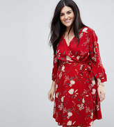 Thumbnail for your product : Yumi Plus Wrap Dress in Floral Print