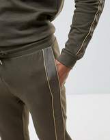 Thumbnail for your product : ASOS Super Skinny Jogger With Side Tape In Khaki