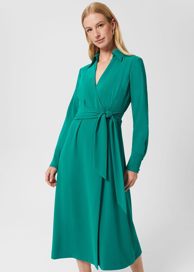 Hobbs London Women's Green Day Dresses ShopStyle UK