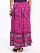 Thumbnail for your product : Old Navy Tiered Boho Maxi Skirt for Women