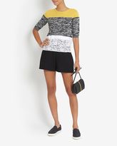 Thumbnail for your product : No.21 Lace Trim Melange Sweater