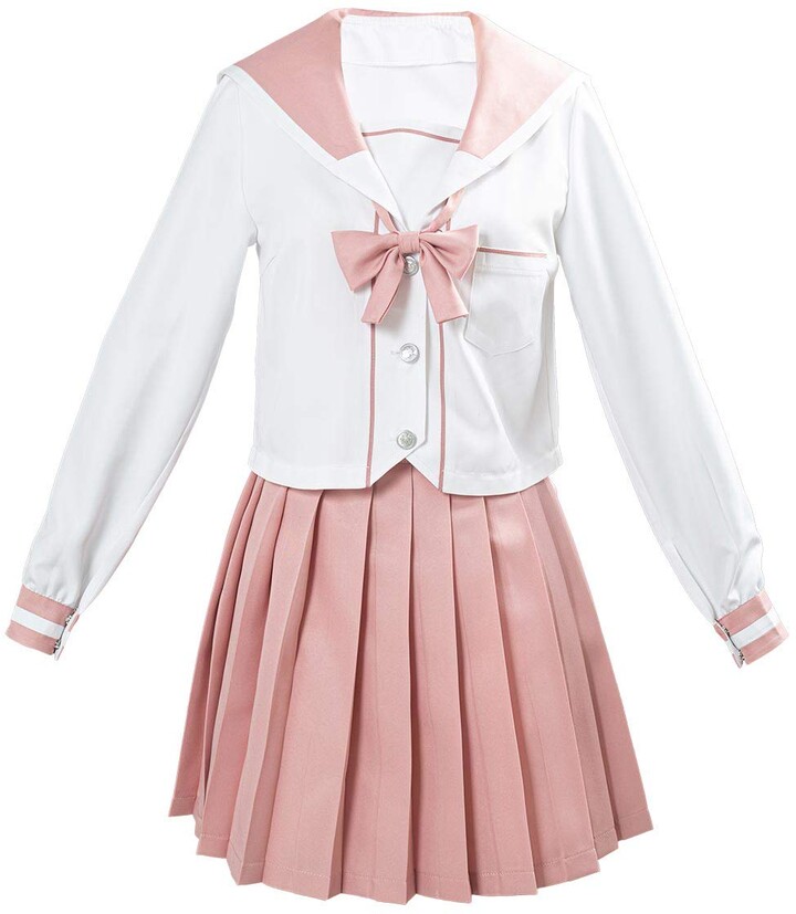Haydory Japanese School Uniform School Girl Fancy Dress Pleated Skirt