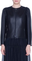 Thumbnail for your product : Akris Punto Perforated Leather Jacket