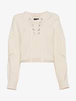 Isabel Marant Wool blend lace up jump 