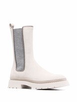 Thumbnail for your product : Brunello Cucinelli Suede Chelsea Boots