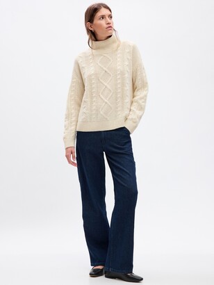 Gap Cable-Knit Turtleneck Sweater