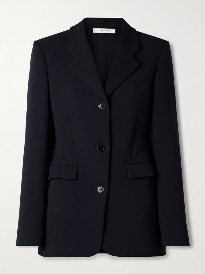 The Row Fontana Wool Blazer - Blue