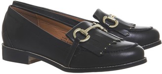 Office Fright Stud Loafers Black Leather