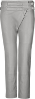 Thumbnail for your product : Iceberg Leather Wrap Front Pants Gr. 38