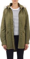 Thumbnail for your product : Barneys New York Tech Canvas Hooded Anorak-Green